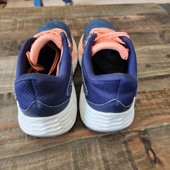 New Balance Running Shoes Women Fresh Foam Evare Trainer Blue Orange Size 7.5 - Picture 3 of 7